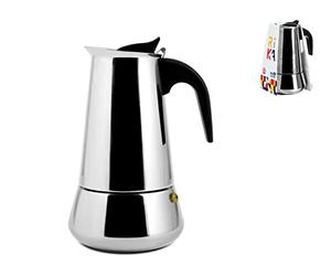 Home caffettiera rika acciaio inox 6 tazze