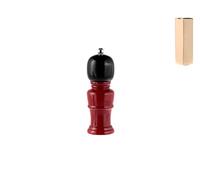 HOME Carbone Moulin à Poivre, Acrylique/Céramique INOX, Transparent, 15 cm