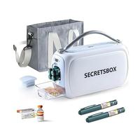 Home Care Wholesale Réfrigérateur insuline portable, Mini frigo insuline 2-8 ℃ Contrôle intelligent de la température Écran numérique, glacière médicale pour voyage, Approuvé TSA