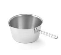 HOMe Casseruola Inox Conica Con Becco 1Manico Filo Cm14 Pent