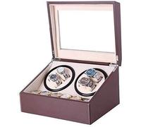 Home Chandelier Automatic Watch Winder 4+6 Watches Automatic Watch Winder Display Leather Storage Piano Paint Black Gloss Deluxe Silent Motor Rotation Watch 2020 Little Surprise