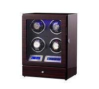 Home Chandelier Automatic Watch Winder Automatic Rotate Watch Winder with Quiet Motor and LCD Touch Screen for 4 Watches Watch Shaker Box Little Surprise