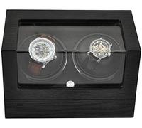 Home Chandelier Automatic Watch Winder Automatic Watch Winder for 2 Watches Double Silent Watch Display Box Storage Case Black 2020 Little Surprise