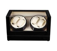 Home Chandelier Watch Winder 4 Watches Display Box Black,Watch Winder for Automatic Watches 4 Watches Cases Watches Boxes Winders Storage Case Black Little Surprise