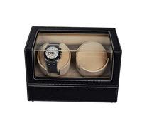 Home Chandelier Watch Winder Automatic 2 Watches Battery - Automatic Watch Winder Box Double Black - Watch Winder Boxes for Men - Watch Winders for Automatic Watches - Black Little Surprise