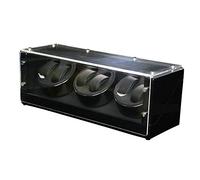 Home Chandelier Watch Winder Automatic 6 Watches Watches, Battery Operated Silent Watches Winders Display Box Storage Case Black Little Surprise