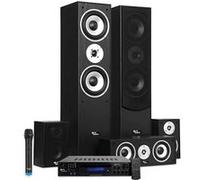 Home-Cinéma 5.1 - Evidence Acoustics, 5 enceintes 850W - Amplificateur EA-7360, USB SD Bluetooth Radio, Microphone VHF Karaoké