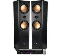 Pack HIFI - Evidence Acoustics EA-800-PG - Enceintes colonnes 3 voies - 1000W PMPO - Finition cuivre