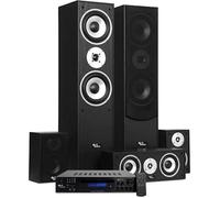 Evidence Acoustics Home-Cinéma EA850-BK - 5 Enceintes 850W - Amplificateur EA-7360-BT - Karaoke 5.1 / USB SD Bluetooth Radio