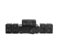 Home Cinéma Sans Fil 5.1 avec Dolby Atmos Noir,Ensemble Surround Monaco,WISA,Audio 24-bit 48-96KHz,Compatible Xbox & Smart TVs