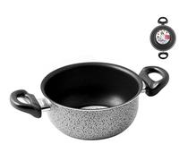 HOME Cocotte 2 Anses Salpepper Antiadhésif 18 cm Marmite