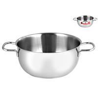 Home Cocotte en Acier Inoxydable Deux Anses Cm 22 Pot