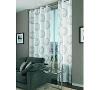 Home Collection VOR129 Vortex, Polyester, Gris, 140 x 280 cm
