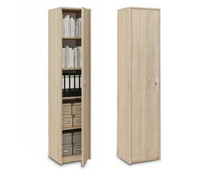 Home Collective Bibliothèque Armoire, Étagère, Meuble de Rangement Polyvalent avec 4 étagères, Armoire de Bureau| 40 x 35 x 180 cm (L x P x H) | pour Chambre, Couloir, Bureau | Sonoma