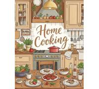 Home cooking: Gift-Ready Recipe Journal - Beautiful Blank Book for Own Recipes | Includes Inspirational Cooking Quotes