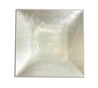 Home Coupé Dessous de Plat carré, 30 cm, Plastique, Argent