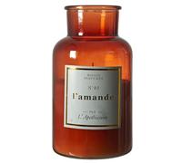 HOME DECO FACTORY - BO0133, Bougie parfumée Amande Apo Chic, Design élégant et apaisant, Conçue pour créer Une atmosphère chaleureuse, Hauteur 25,5 cm, Couleur Verte