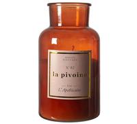 HOME DECO FACTORY, BO0134, Bougie parfumée Pivoine Apo Chic, Design élégant, Parfum apaisant, Combustion prolongée, idéale pour Toutes Occasions, H255 cm, Rose
