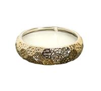 The Home Deco Factory - Bougie parfumée en céramique or du temps 3 mèches G