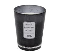BOUGIE PARFUMEE VERRE BULLE GRIS FONCE