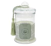 HOME DECO FACTORY - BO5578 - Bougie Parfumée Bonbonnière Verte - Hauteur : 23.5 cm