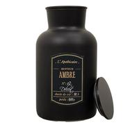 Bougie parfumée noire mat Alchimiste 14.5 x 26 cm