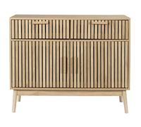 Home Deco Factory Buffet Klaus – Bois, 2 portes 2 tiroirs – Marron