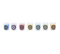 HOME DECO FACTORY Coffret de 7 Bougies Parfumées Apaisantes Multicolore | Cire végétale, coffret de 7 bougies parfumées, senteurs envoûtantes, ambiance apaisante, salon ou chambre, 7 cm, multicolore