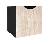 HOME DECO FACTORY Cube de rangement pliable Pietra 30 x 30 cm M12