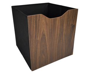HOME DECO FACTORY Cube de rangement pliable Tiffany 30 x 30 cm M12