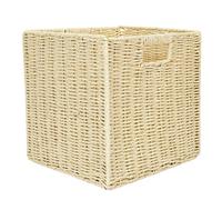 Home Deco Factory – Cube de rangement pliable tressé marron