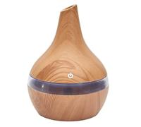 HOME DECO FACTORY Diffuseur d'Huiles Essentielles LED Moderne Marron