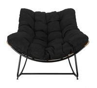 Home deco factory – Fauteuil de jardin à bascule Tulum