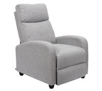 Home Deco Factory – Fauteuil de relaxation Dream – Gris clair