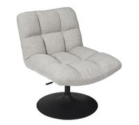 Fauteuil Pivotant Anton Gris Home Deco Factory