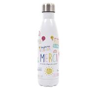 HOME DECO FACTORY - GOURDE ISOTHERME MERCI MAÎTRESSE 50CL