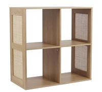 Home Deco Factory - Rangement modulable Bali - 4 cases - Beige