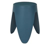 HOME DECO FACTORY, HD0297, Tabouret Eve Bleu Canard, Les P'Tits Prix, Contemporain, Mobilier, Assise, Banc et Tabouret, 30x46x30 cm, Hauteur Assise 46 cm, Bleu Canard