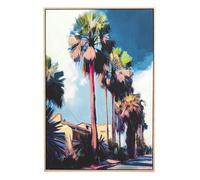 HOME DECO FACTORY, HD0406, Tableau Mural Contemporain Multicolore 60x90 cm - Apportez Une Touche d'évasion à Votre intérieur avec des Couleurs vibrantes et Un Design inspiré des paysages californiens