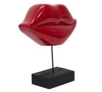 HOME DECO FACTORY - HD1307 - Deco à Poser Bouche Rouge H20 cm