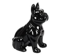 HOME DECO FACTORY - HD1316 - Bulldog Ceramique Noir 20 cm