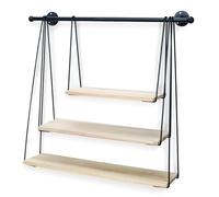 HOME DECO FACTORY - Hd4440 - Etagere Filaire Murale Balancelle Decoration