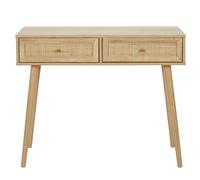 HOME DECO FACTORY - HD5132 - Console Bali 2 Tiroirs, Entrée, Salon