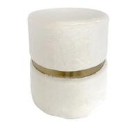 HOME DECO FACTORY - HD6700 - Pouf Imitation Fourrure Aurea Mobilier Assise Pouf Coussin de Sol Confort