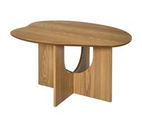 HOME DECO FACTORY, HD7388, Table Basse Calypso Contemporaine, Design Élégant et Pratique, Rangement Intégré, Idéale pour Salon, Facile à Entretenir, 80x42x60 cm, Marron