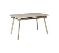 Home Deco Factory Table à manger extensible Pietra HD7804 Céramique 140-180 cm Beige