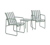 Salon de Jardin 2 Places ""Namur"" 82cm Vert