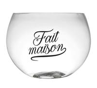 HOME DECO FACTORY, KA0102, Saladier à Cocktail 66L avec louche, idéal pour apéritifs et fêtes, Design Transparent, Facile à Nettoyer, Parfait pour Boissons et salades - 66L, Transparent