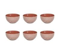 HOME DECO FACTORY - KA0459 Assiette Sahara Terracotta Ø27 cm - Design Inspiré Des Paysages Désertiques - En Terre Cuite - Pour Tous Vos Plats - Couleur Rouge