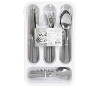 HOME DECO FACTORY - KA0529 Ensemble 6 Fourchettes Acier Inoxydable - Design Moderne Ergonomique - Facile à Nettoyer - Taille Standard - Couleur Argenté